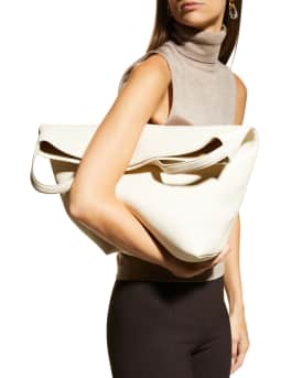 N/S Park Tote Large in Lux Grained Calfksin