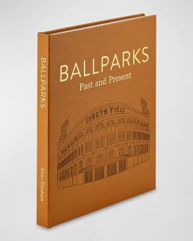 "Ballparks" Leather Bound Book