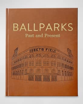 "Ballparks" Leather Bound Book