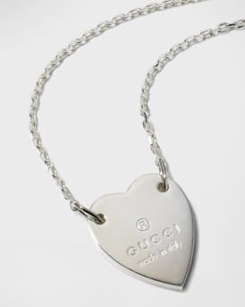 Sterling Silver Heart Bracelet With Trademark