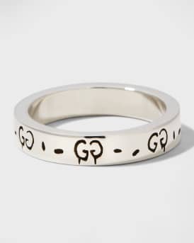 Ghost 4mm Sterling Silver Ring
