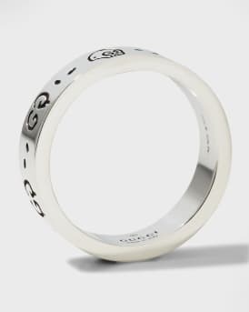 Ghost 6mm Sterling Silver Ring