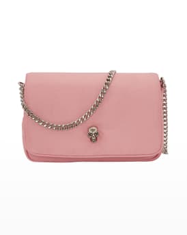 Skull Small Shoulder Bag, Pink