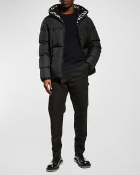 Men's Montcla Logo-Hood Puffer Jacket