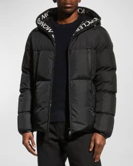 Men's Montcla Logo-Hood Puffer Jacket
