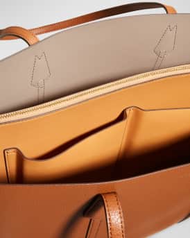 Perry Leather Shopper Tote Bag
