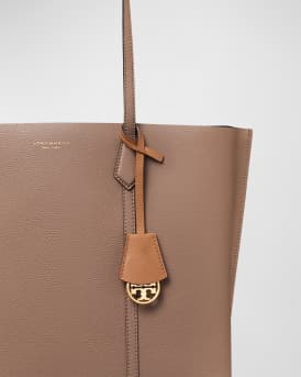 Perry Leather Shopper Tote Bag