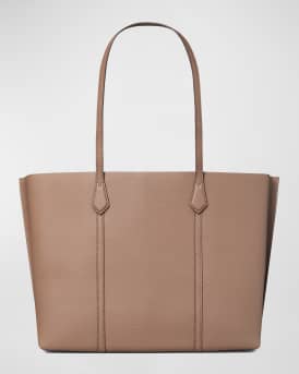 Perry Leather Shopper Tote Bag