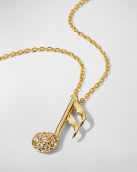 Music Note Tiny Treasure Necklace