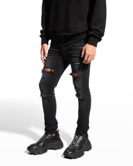 Amiri black thrasher outlet jeans