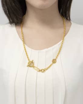 Gold Small Link Chain Necklace