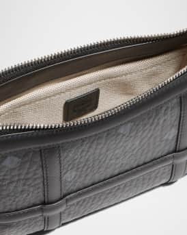 Delmy Visetos Mini Logo Chain Shoulder Bag