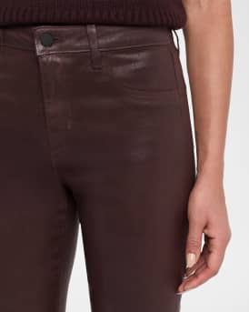Selma High-Rise Coated Sleek Baby Boot Jeans