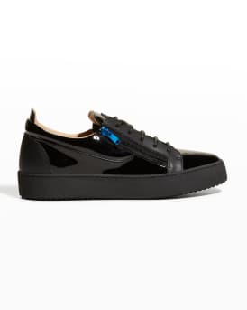 Giuseppe zanotti double zip low sneaker sales