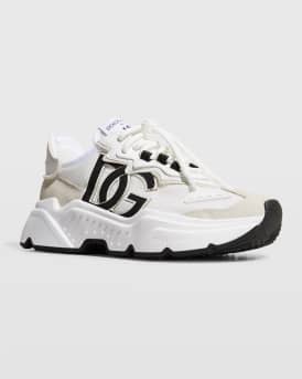 Daymaster Mixed Leather Runner Sneakers