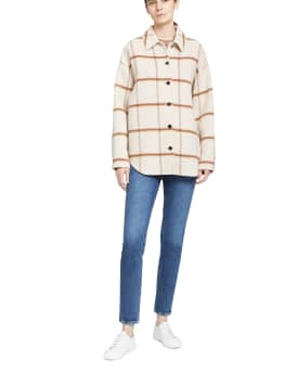 Theory cheap plaid jacket
