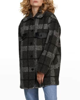 Nvlt berber plaid coat hot sale