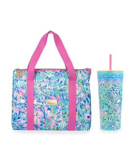 Lilly Pulitzer Seen Herd Lunch Bag Tumbler Set Neiman Marcus