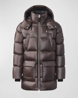 Men s Kendrick Long Hooded Puffer Coat