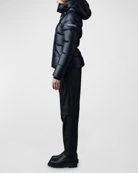 Madalyn Lustrous Light Down Jacket with Hood