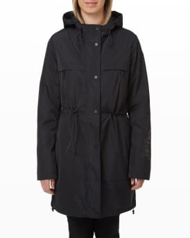 Jackie Detachable Hood Raincoat
