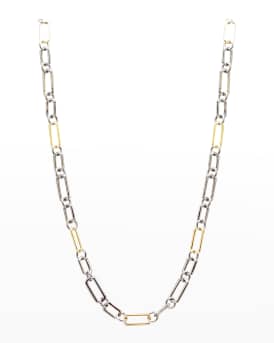 Armenta Old World Cable Chain Necklace in Gold