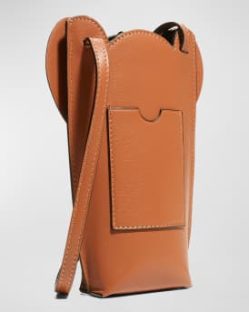 Elephant Pocket in Leather with Strap