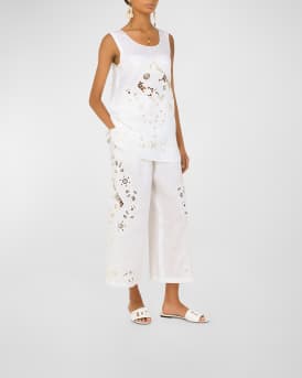 Cutout DG Flat Slide Sandals