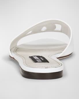 Cutout DG Flat Slide Sandals