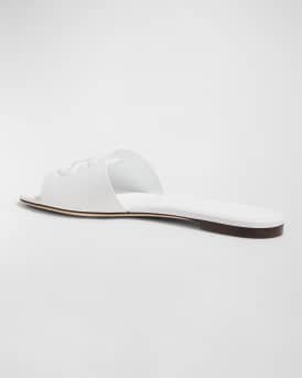 Cutout DG Flat Slide Sandals
