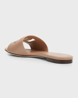 Cutout DG Flat Slide Sandals