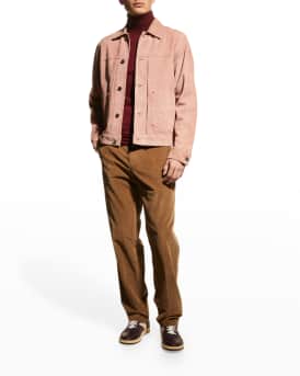 Scotch and soda suede trucker jacket outlet