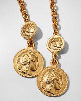 Roman Drop Chain Earrings