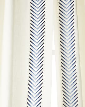 Rio Navy Curtains, 96"L