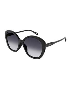 Geo Round Acetate Sunglasses