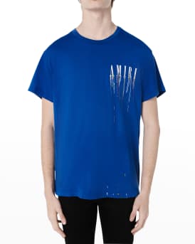 Amiri Men's Paint Splatter-Logo T-Shirt