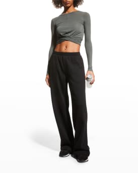 Alo Yoga | Flip It Trouser in Black, Size: Small