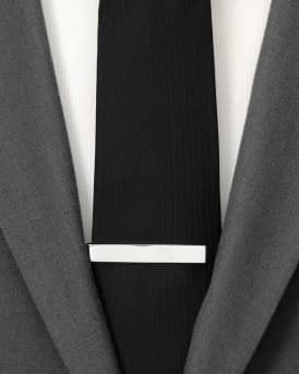 Men's Sterling Silver Engravable Tie Bar