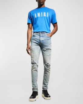 Men's MX1 Bandana Repair Skinny Jeans