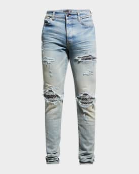 Men's MX1 Bandana Repair Skinny Jeans