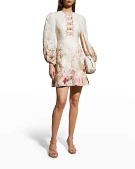Zimmermann floral mini dress cheap