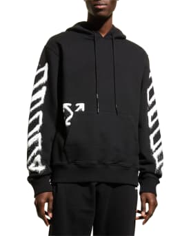 Men s Diagonal Arrows Spray Hoodie