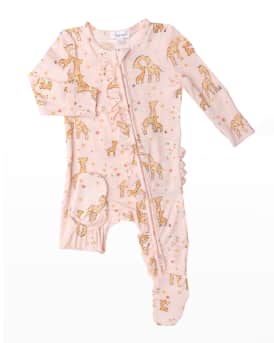 Giraffe footie pajamas clearance