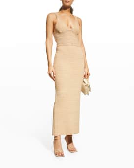 ronny kobo darcy knit dresses Ronny Kobo Darcy Open-Back Maxi Knit Dress