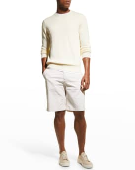 Ghiaia Men s Cotton Crewneck Sweater Neiman Marcus