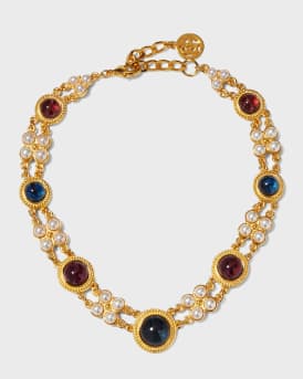 Byzantine Bezel Necklace