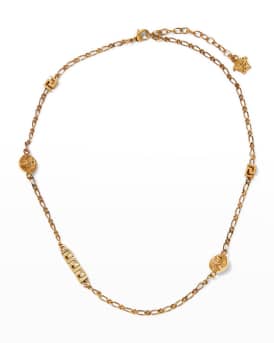 Versace Medusa Station Necklace Neiman Marcus