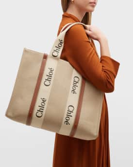 Woody Large Tote Bag in Linen