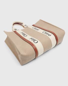 Woody Large Tote Bag in Linen