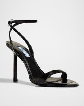 Leather Ankle-Strap Sandals